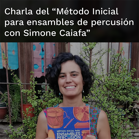 Método Inicial para ensambles de percusión impartido por Simone Caiafa