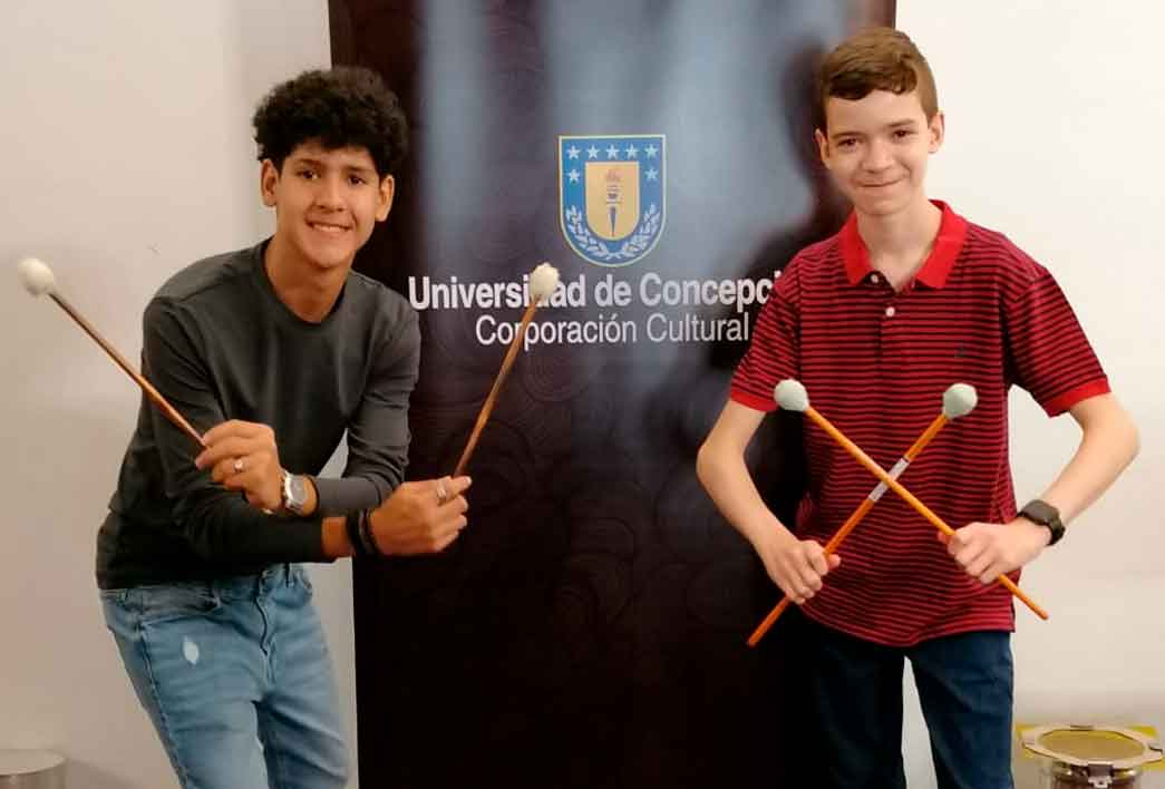 Con 13 años percusionista de la FOJI ganó concurso y viajará a Italia