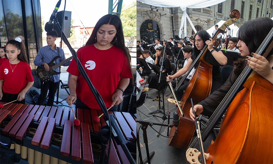 Ensamble de Percusiones y Orquesta Sinfónica Infantil Metropolitana de FOJI se presentan gratis en Lo Prado